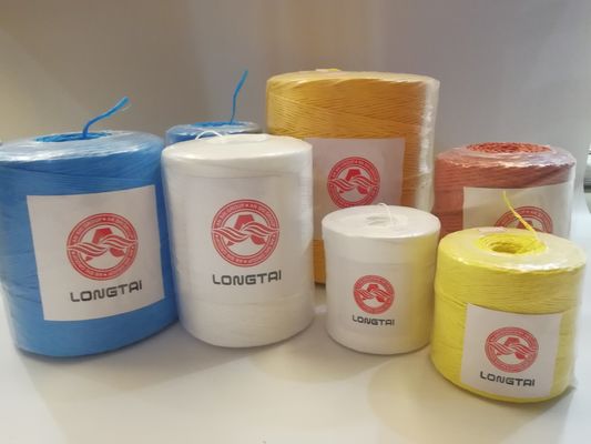Colorful PP Polypropylene Twine Rope UV Resistant High Strength Twisted Baler Twine for Farm Greenhouse Garden Tomato Vine Support Bundling Packing