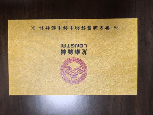 Papel de poliimida para tarjetas de presentación