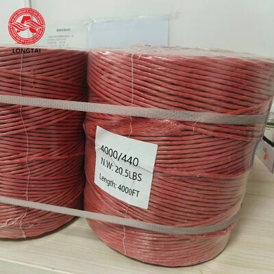 Hilo de PP de terracota resistente a la intemperie, resistente a los rayos UV, de alta resistencia a la tracción, para soporte de cultivos de campo y invernaderos