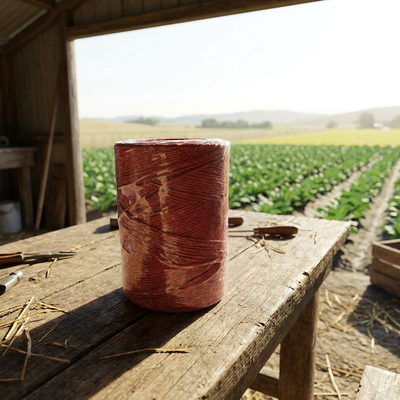 Película dividida PP Raffia Twine de bajo deslizamiento de invernadero